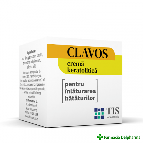 Crema keratolitica Clavos x 4 g, Tis Farmaceutic